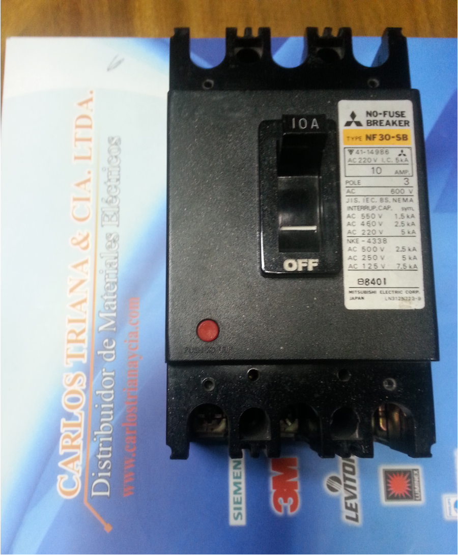 NF 50-BB MITSUBISHI 10 AMP.